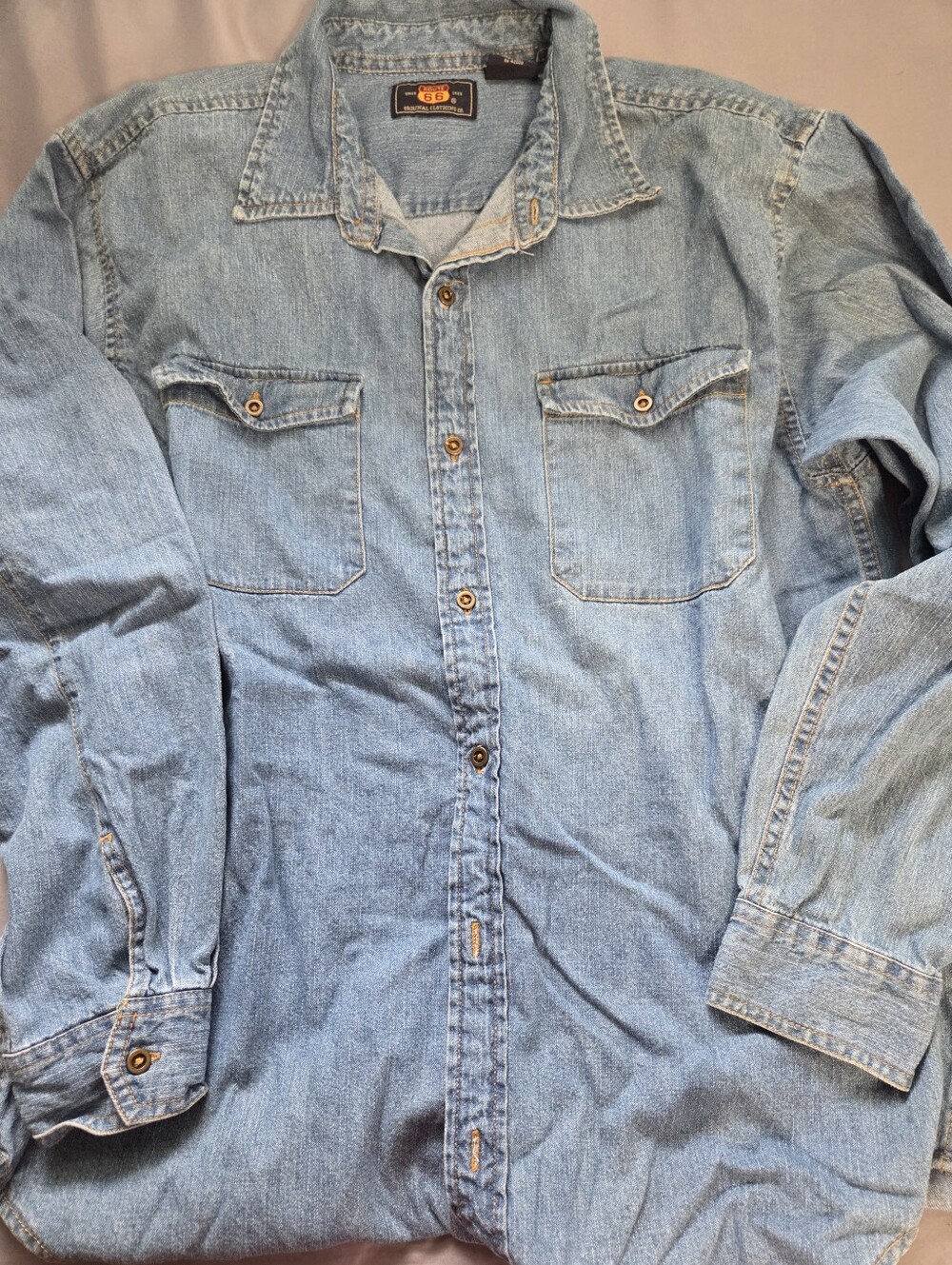 Route 66 Denim Shirt, Size: Small